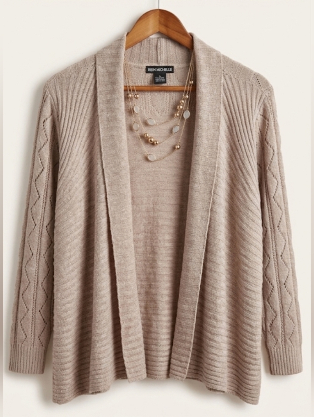 Lauren Michelle Sleeve Cardigan Size XL